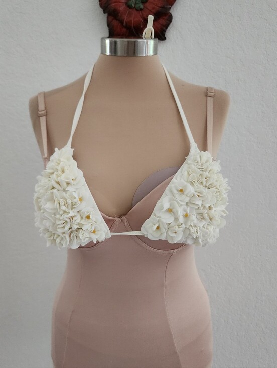 Victoria's Secret Other - VICTORIA SECRET |  White Daisy Floral Top & White Bikini